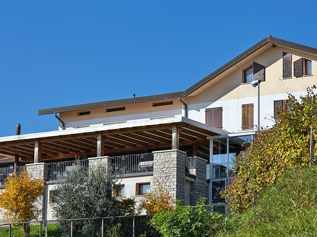 Overnatningsstedets facade