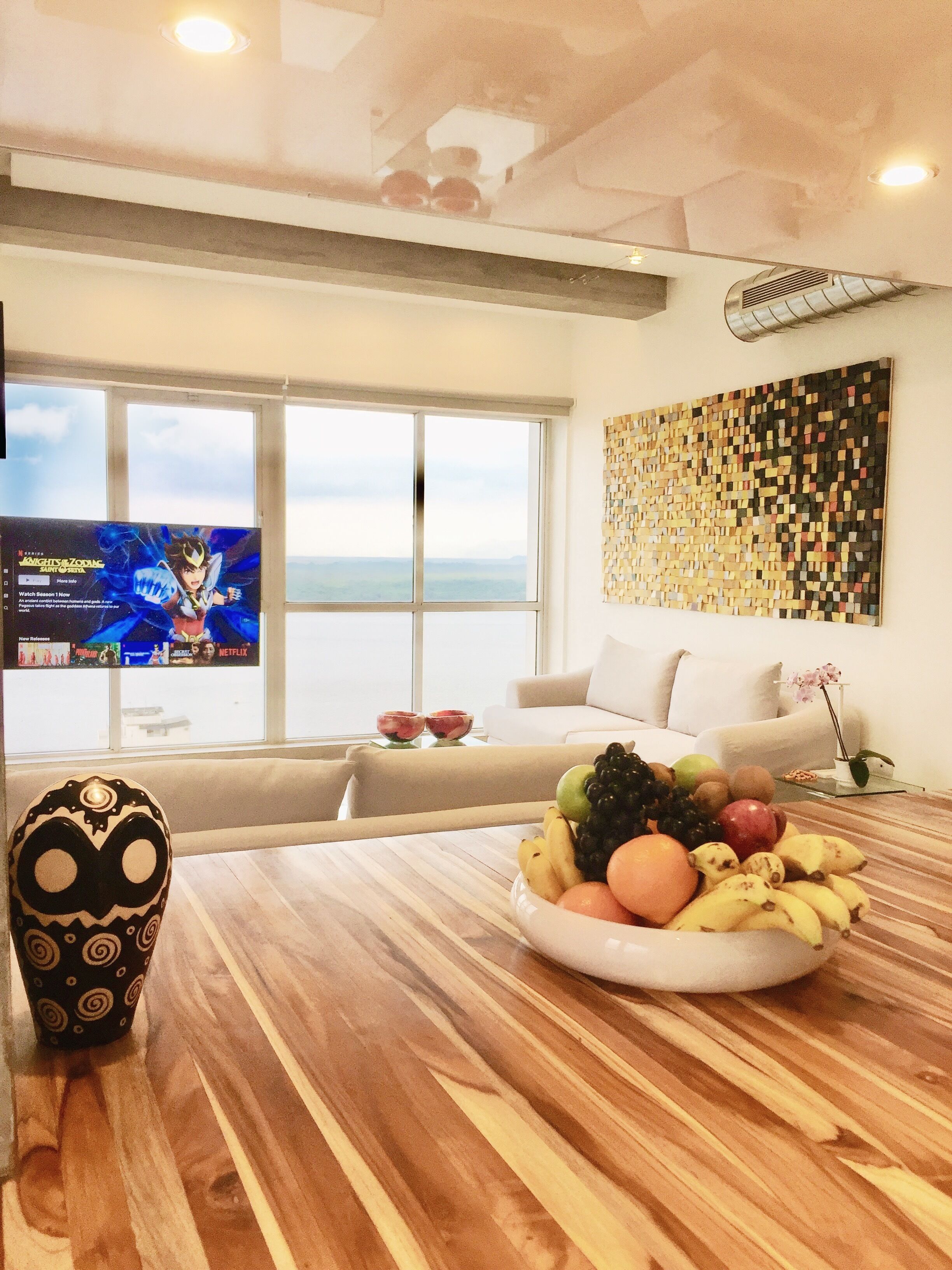 Appartamento Grand, 2 camere da letto, vista fiume | Cucina privata | Frigorifero con congelatore, microonde, forno, piano cottura