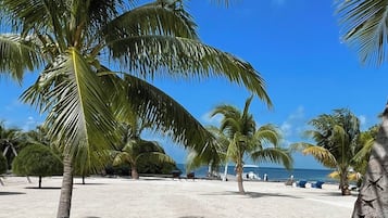 Uitzicht op strand/zee