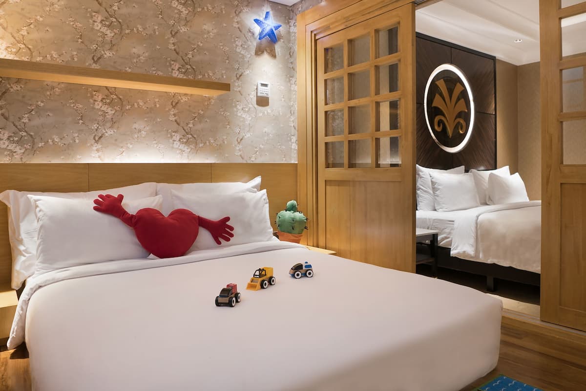 ห้องแฟมิลี่ | 1 ห้องนอน, เครื่องนอนระดับพรีเมียม, มินิบาร์, ตู้นิรภัยในห้องพัก