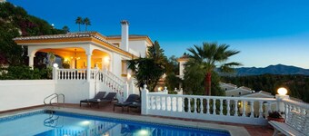 Luxury Villa with Heated Pool, Stunning Sea Views & Near Beach