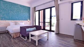 Superior-Doppelzimmer, Balkon | Schreibtisch, Verdunkelungsvorhänge, kostenloses WLAN