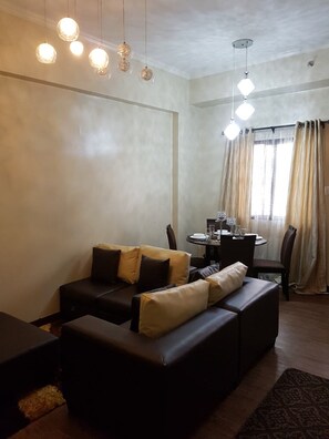 Condo, 2 Bedrooms | Living area | Flat-screen TV - N602 Outlook Ridge Residences (Baguio)