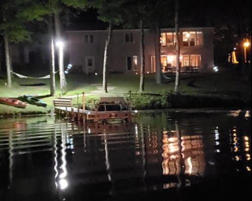 Waterfront Lake House , Crane Lake,  Pickerel WI. See our video!