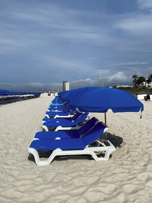 Aan het strand