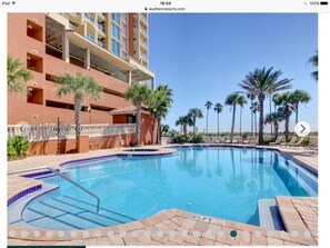 Indoor pool, outdoor pool