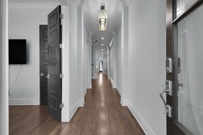 Walking into the Front door! King Bedroom directly to left as you walk in!