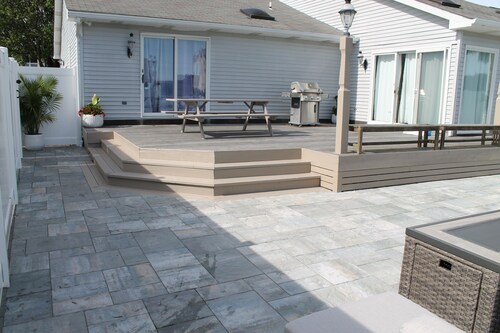 WALKING to Beach, Town of Dewey w/ NEW LARGE Heated POOL, HOT TUB and fire pit!