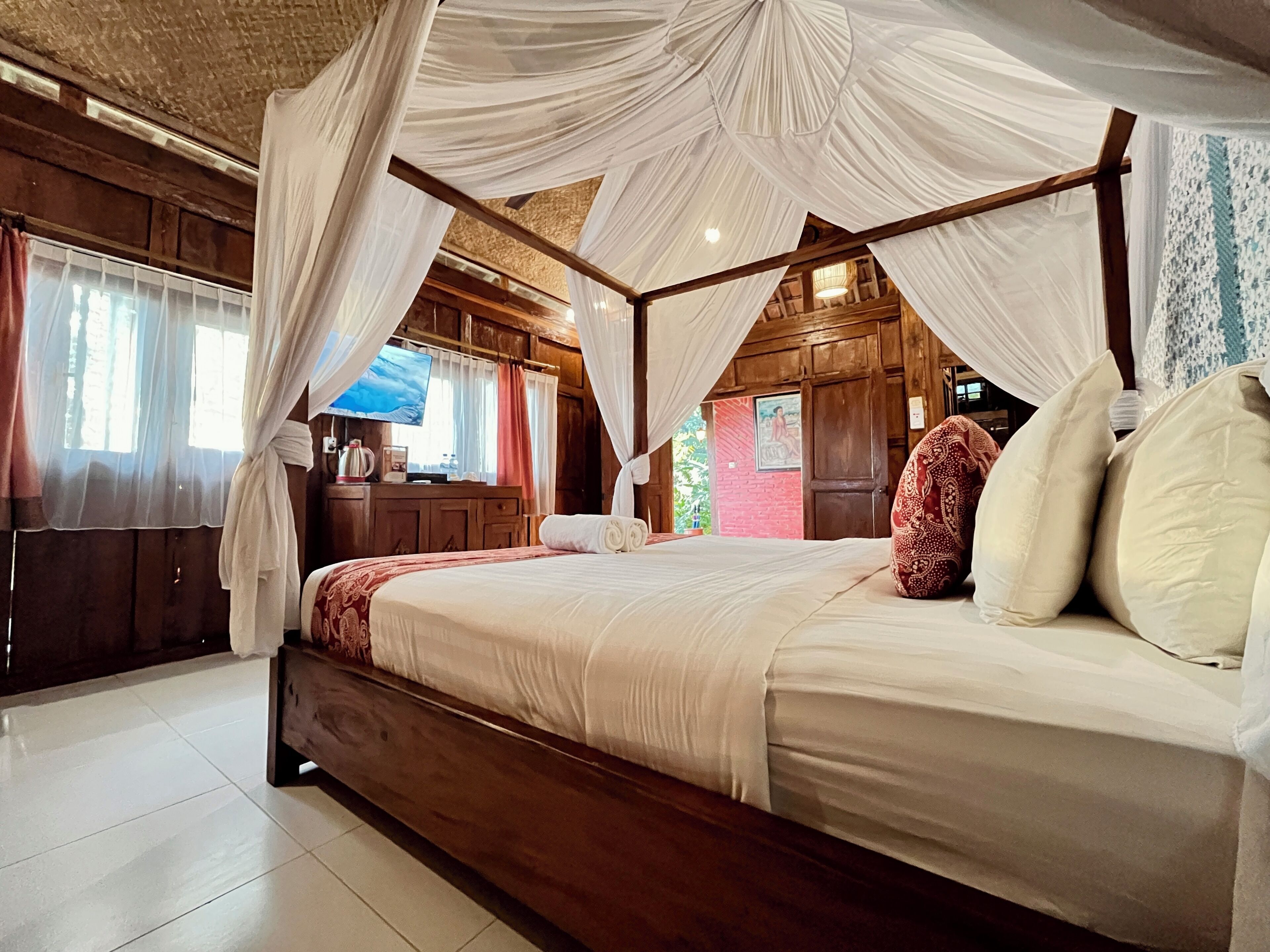 Habitación tradicional, 1 cama King size, vista al valle, junto a la montaña | Camas extra, wifi gratis y ropa de cama 