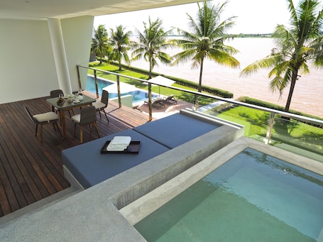Riverfront Suite | View from room. The Bale Phnom Penh by LifestyleRetreats