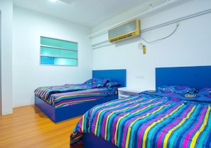 Suíte | 1 quarto, roupa de cama