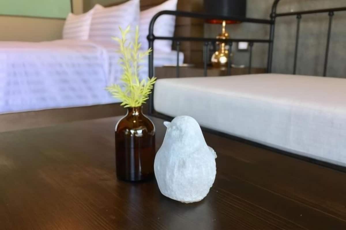 Free minibar items, in-room safe, individually decorated, desk