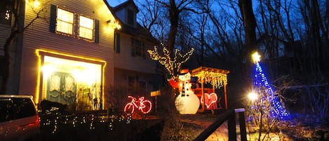 Front of property - evening/night