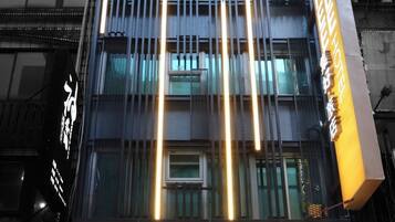 Front of property – evening/night