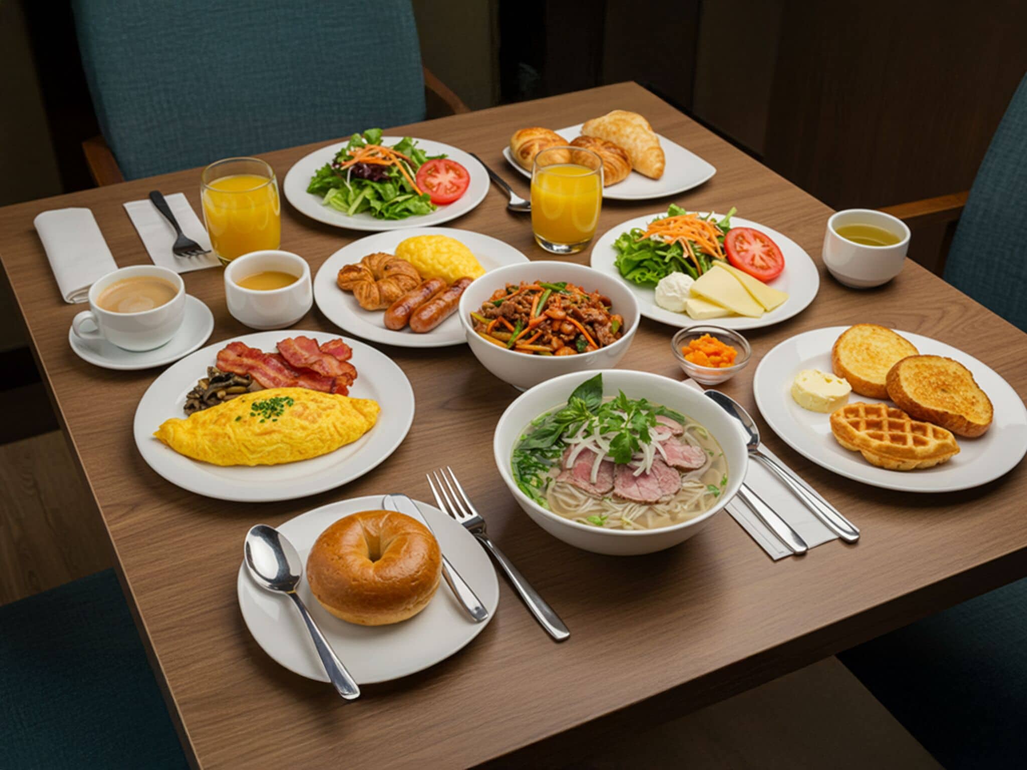 Frokostbuffé hver dag (KRW 32000 per person)