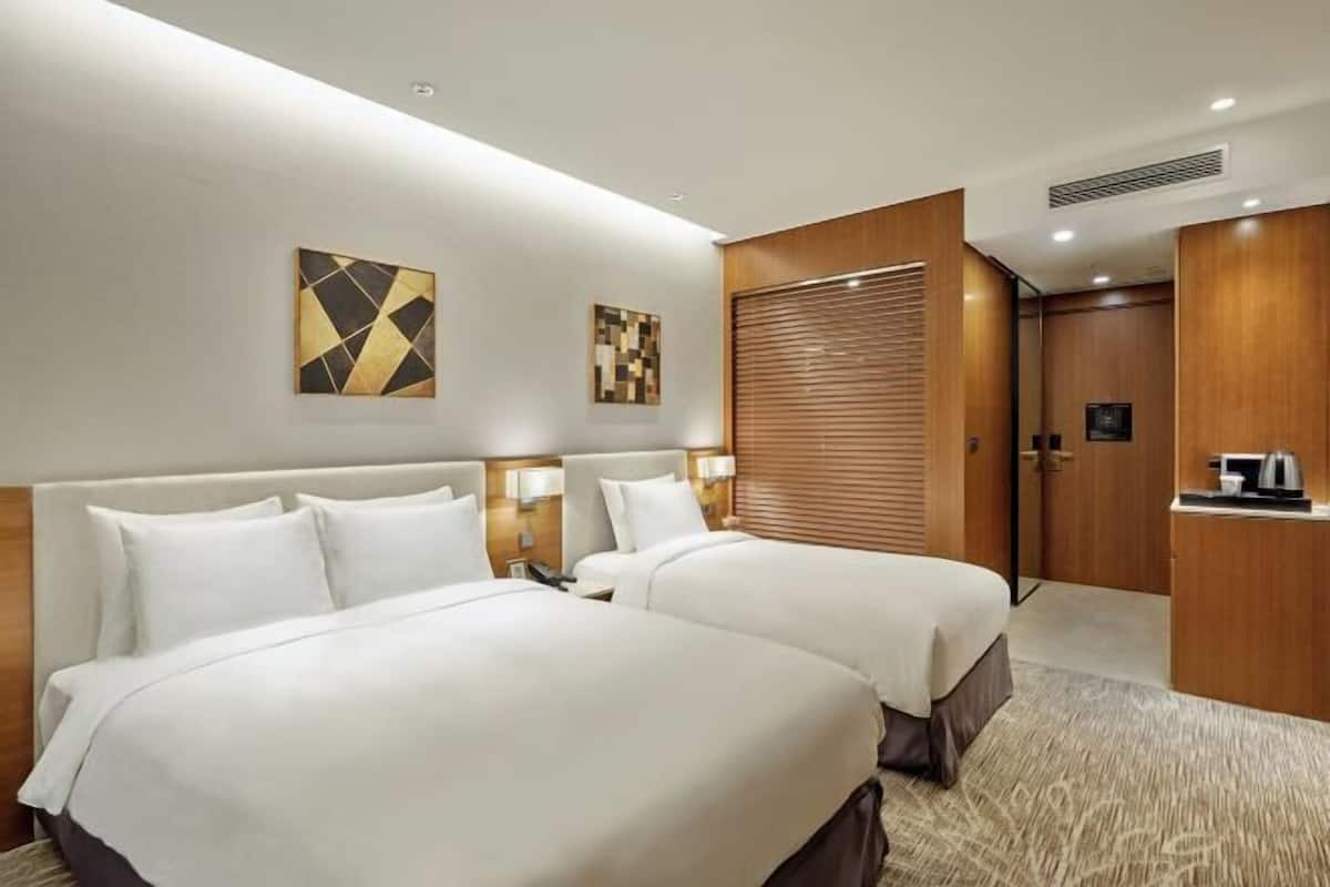 In-room safe, blackout curtains, soundproofing, iron/ironing board