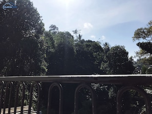 A view of a lush green landscape with dense foliage and a clear sky. - Cloud Inn Kandy (Kandy)