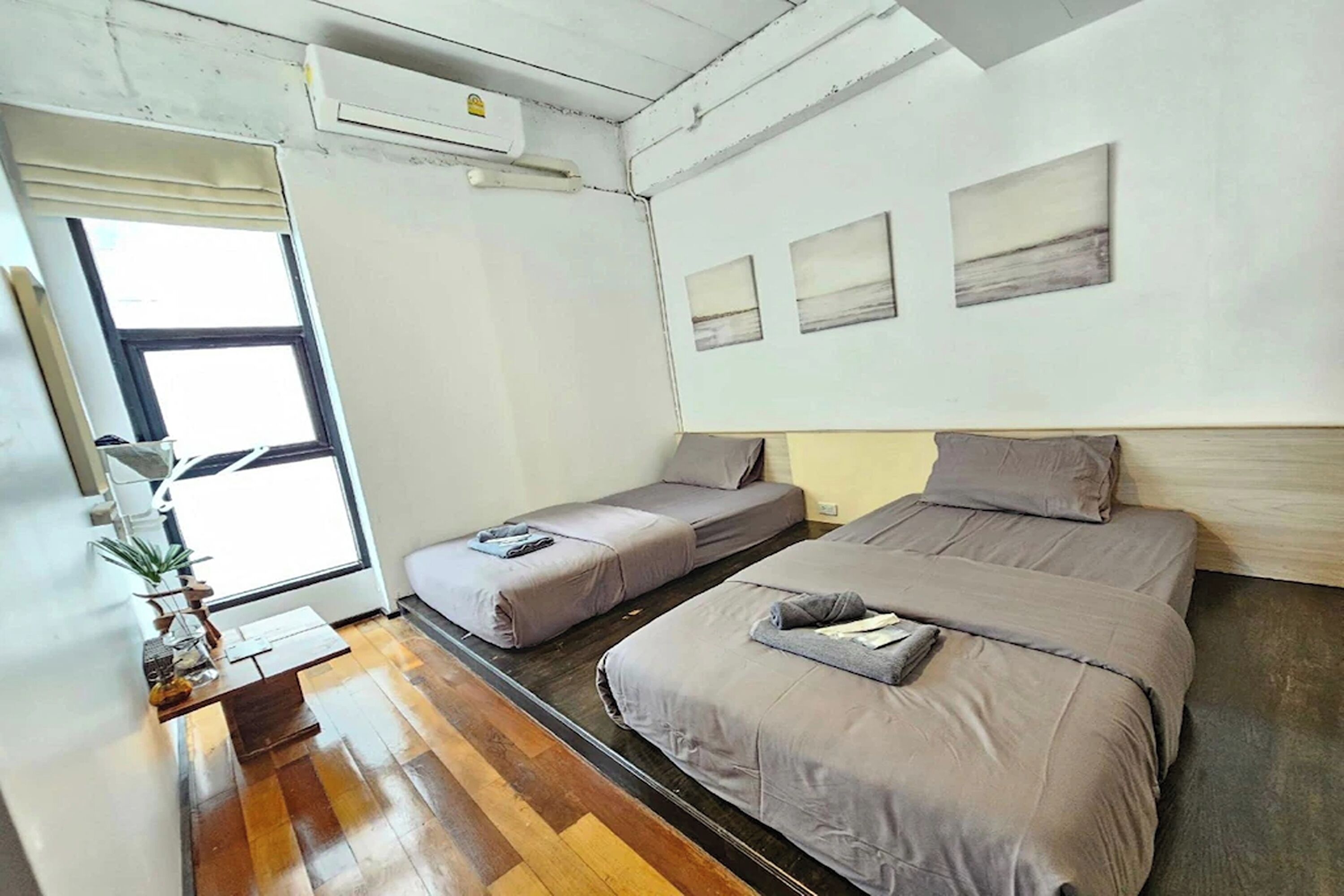 Chambre Deluxe avec lits jumeaux | Wi-Fi gratuit, draps fournis