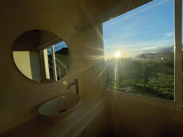 Vue depuis l’hébergement