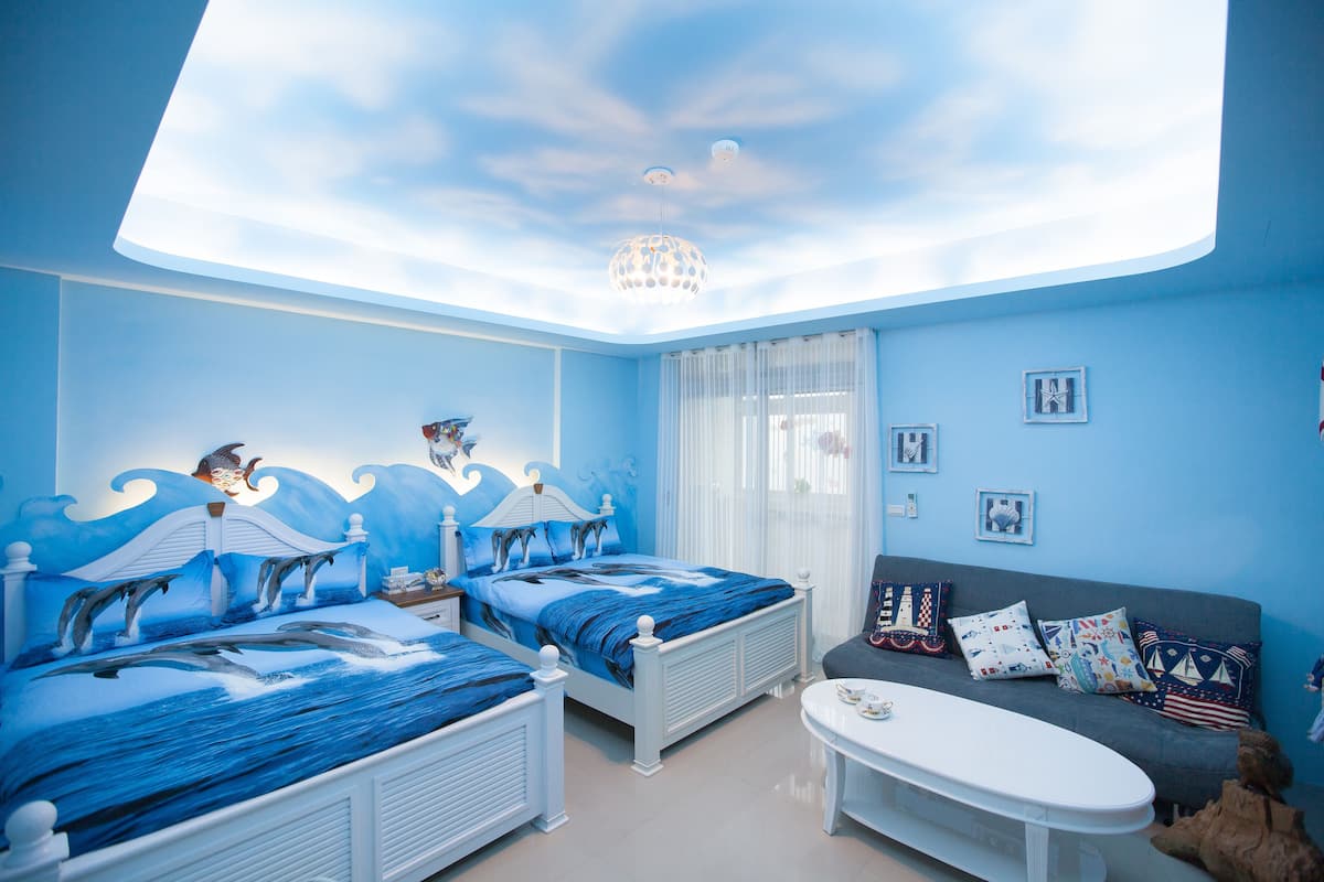 Luxury Quadruple Room, 2 Double Beds, City View