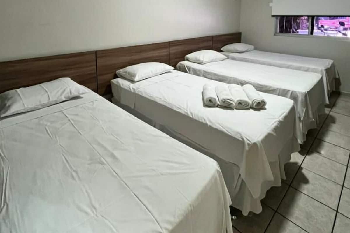 Basic Quadruple Room | Minibar, desk, blackout drapes, free WiFi