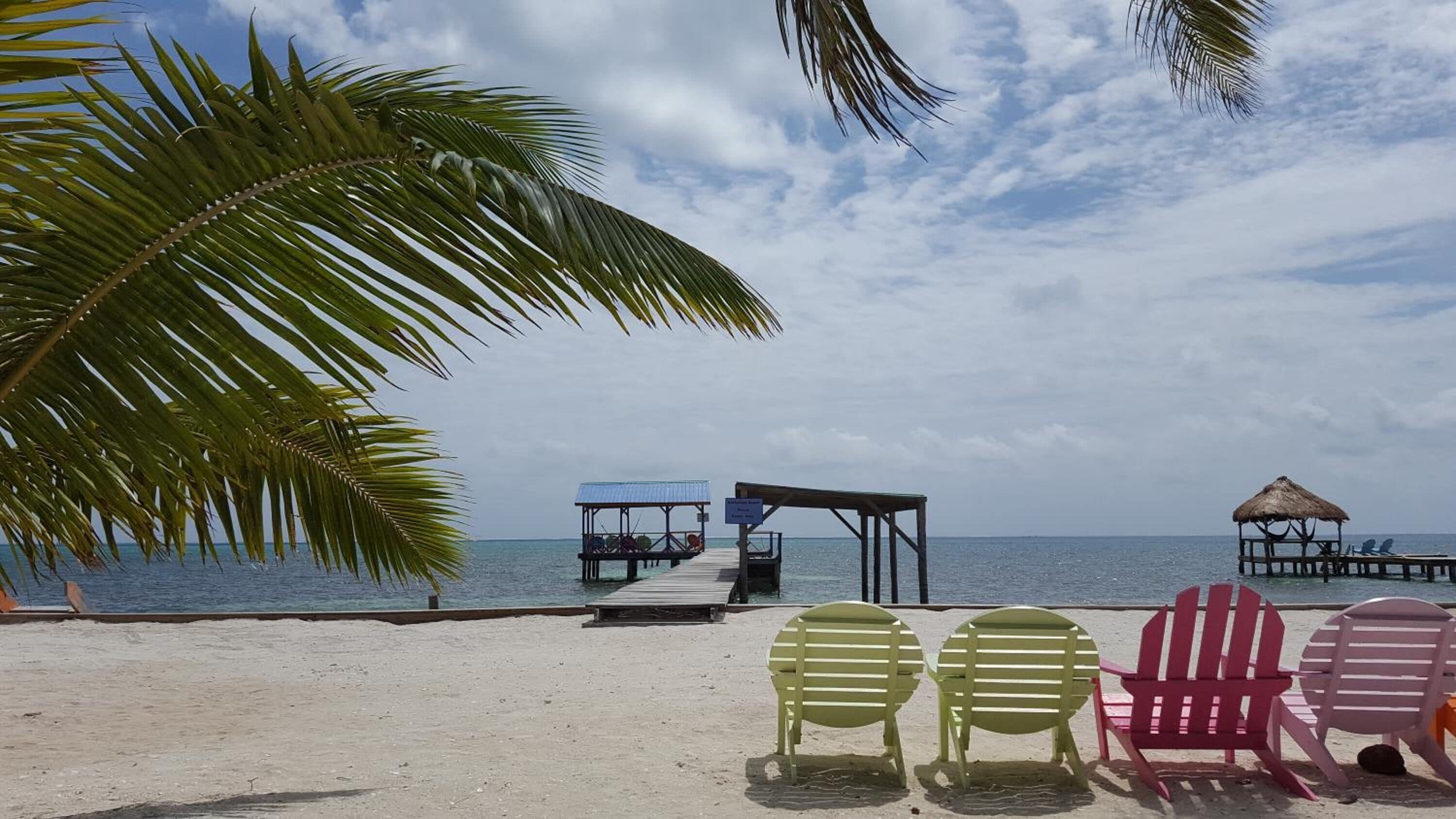 on the beach, beach towels