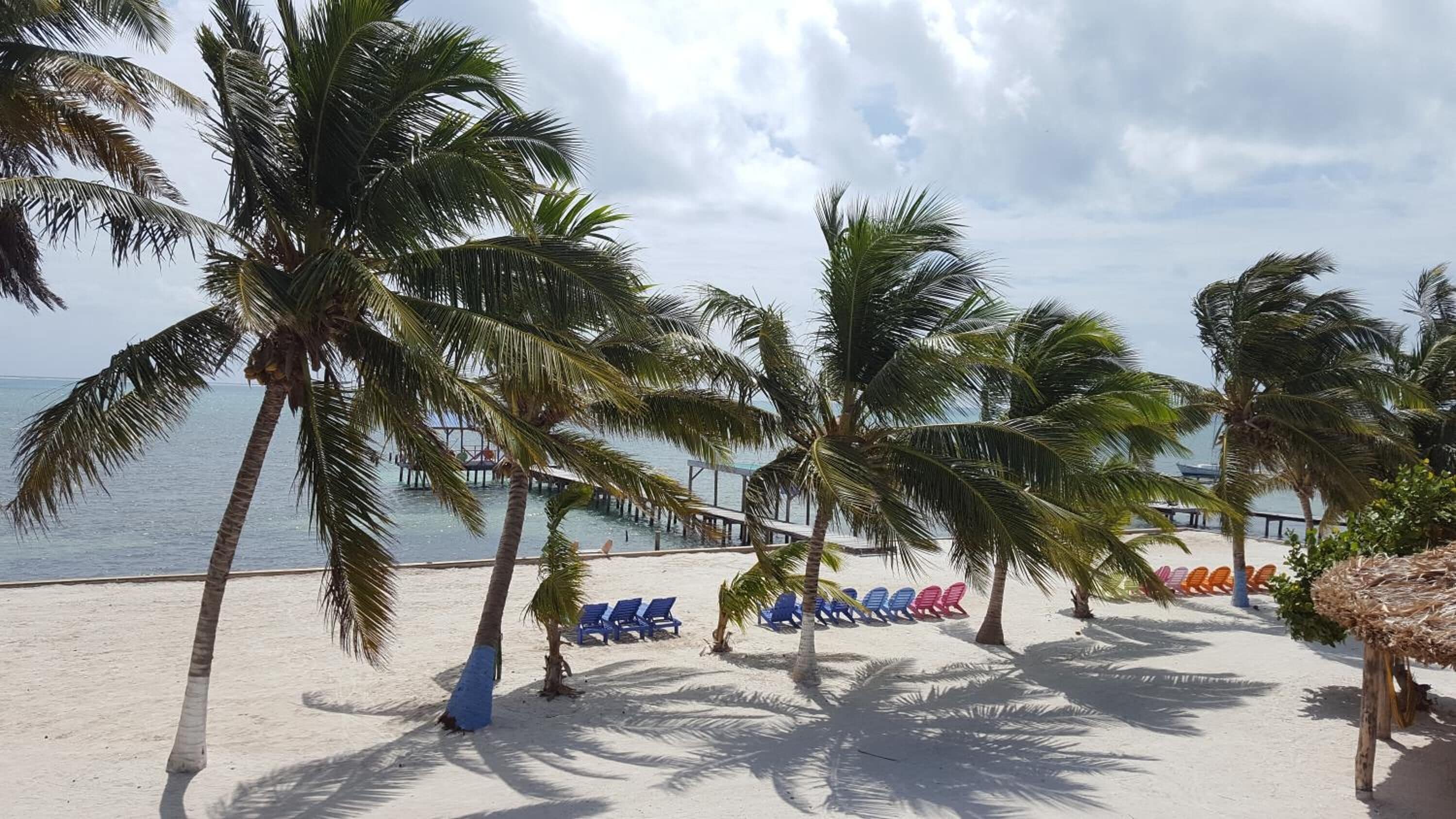 on the beach, beach towels