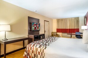 Habitació superior, 1 llit de matrimoni gran, no fumadors | Escriptori, bressols gratuïts, wifi gratuïta i roba de llit 