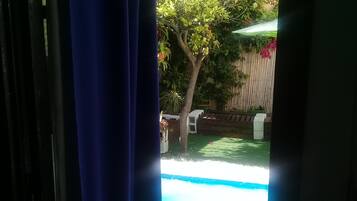 Economy Double Room Single Use, Pool Access, Poolside | View from room