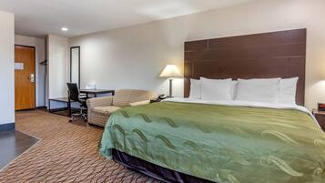Suite, 1 King Bed with Sofa bed, Non Smoking | Premium bedding, desk, laptop workspace, blackout curtains