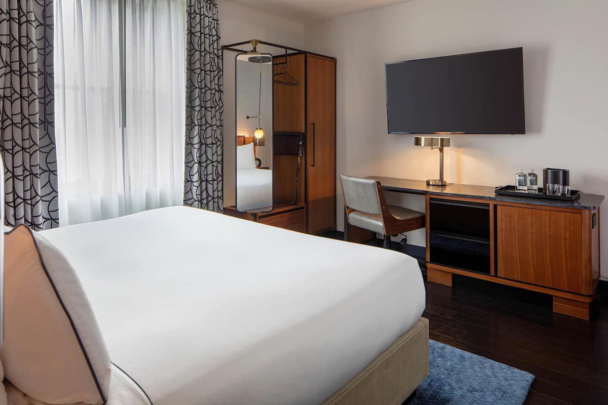 Room, 1 Katil Raja (King) | Peralatan tempat tidur hipoalergenik, tilam berlapik