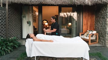 Body scrubs, facials, reflexology, manicures and pedicures, massages