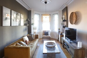 Smart TV, books, music library, video library