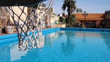 Indoor pool, seasonal outdoor pool