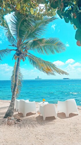 Your private oceanfront Estate with beach & pool for groups up to 20p