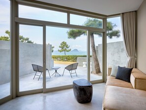 Habitació amb dos llits individuals, no fumadors, vistes a l'oceà (With Terrace) | Caixa forta a l'habitació, wifi gratuïta i roba de llit 