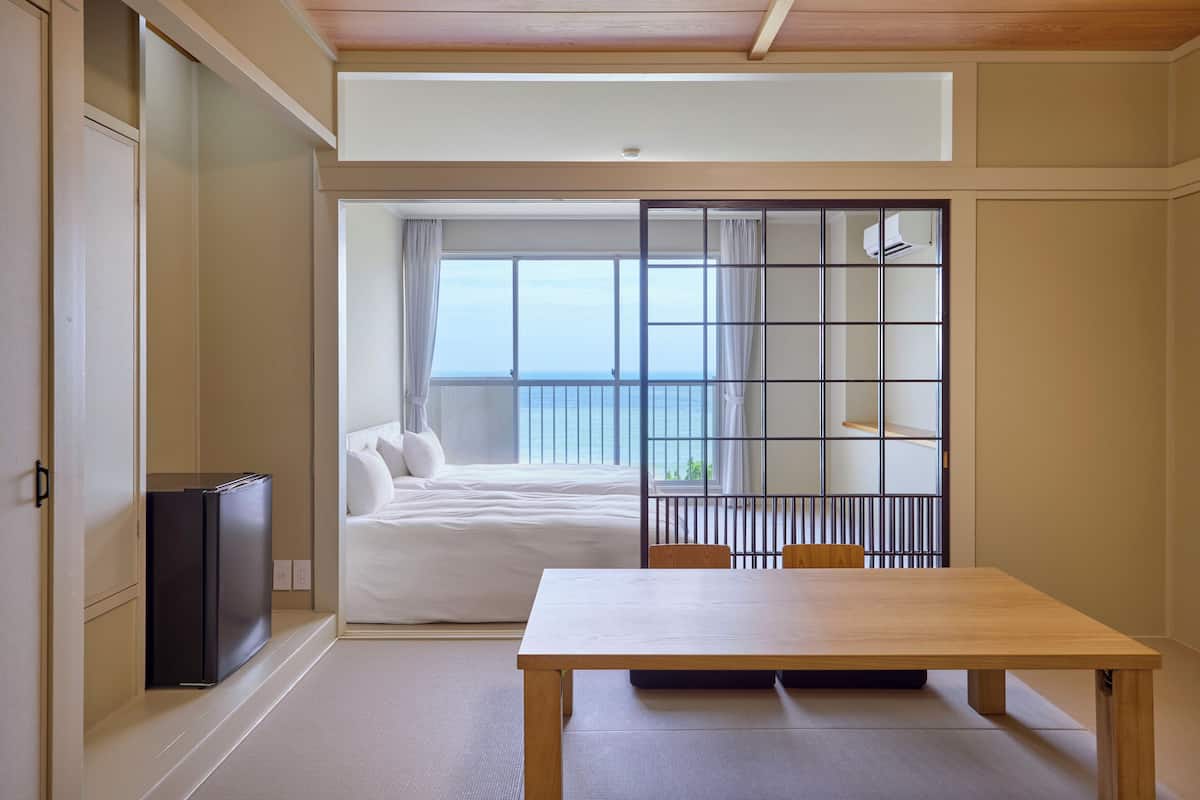 Moderate Japanese-Western Room, Shower Only, Non Smoking | 1 bedroom, in-room safe, soundproofing, free WiFi