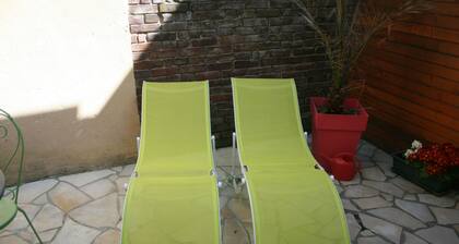 Charming house with terrace LISIEUX downtown