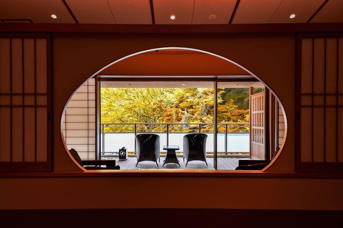 Deluxe Room with Tatami Area and Open-air Bath-D | Balcony