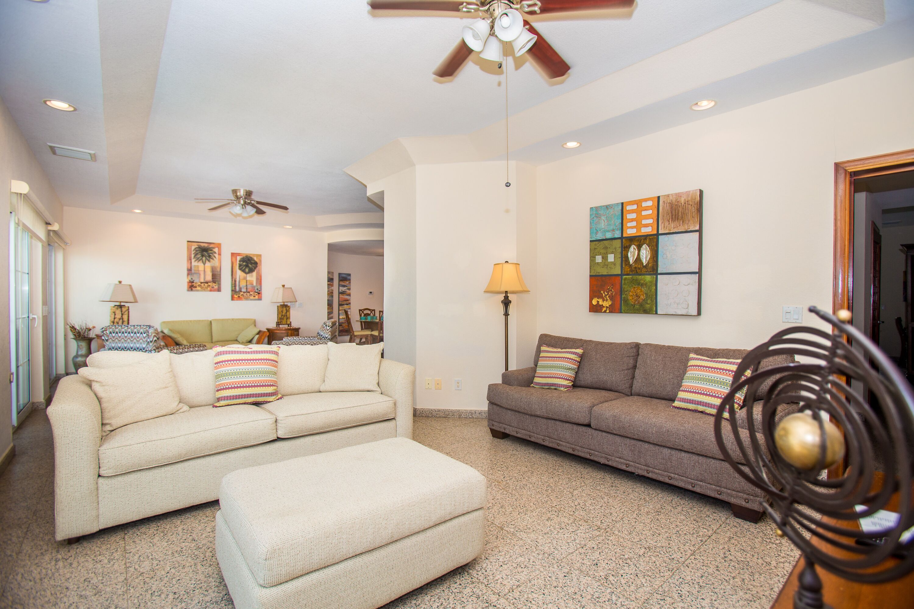 condo, 2 bedrooms | living area | 50-inch tv with cable channels