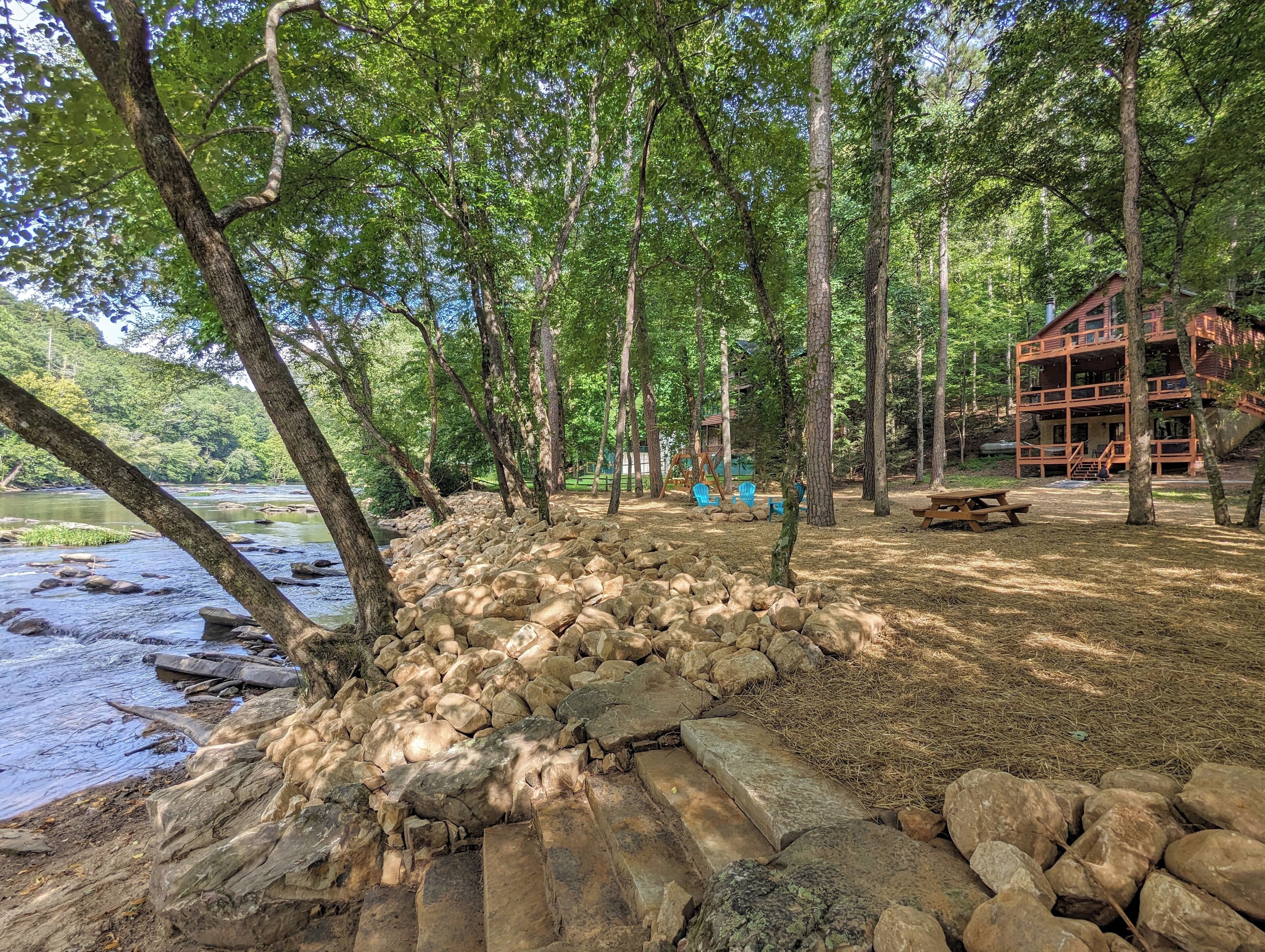 Gorgeous Riverfront Home - Stunning views on Rushing River with Recent Updates!