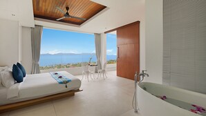 别墅 (5 Bedrooms) | 5 多间卧室、高档床上用品、客房内保险箱、办公桌
