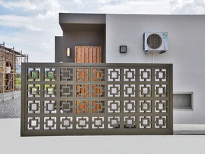 Fassade der Unterkunft