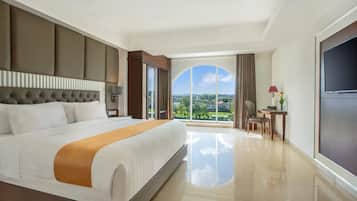 Kamar Premium | 1 kamar tidur, brankas, kedap suara, dan Wi-Fi gratis