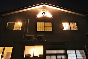 Front of property – evening/night