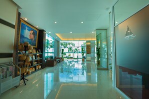 Sala de estar en el lobby