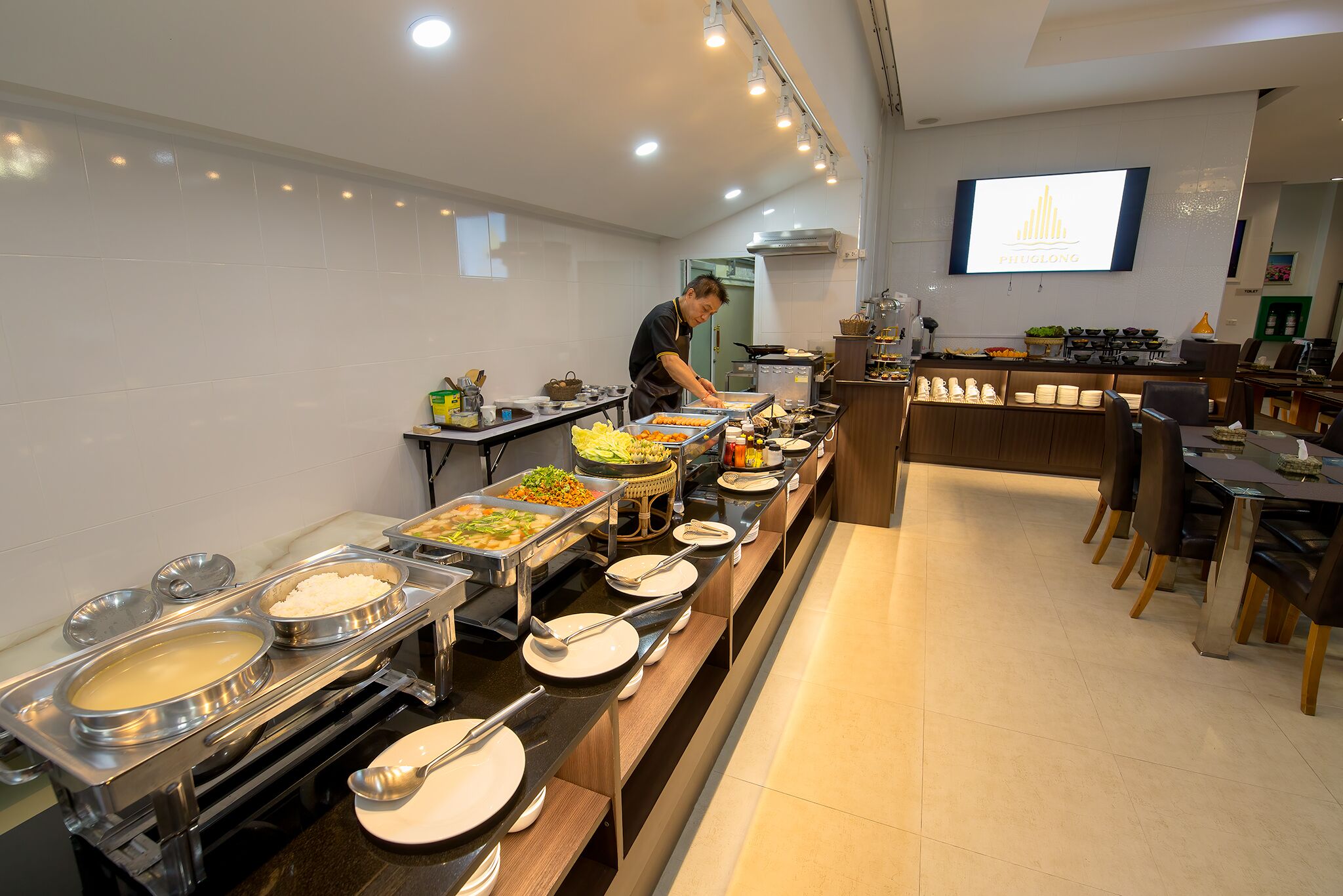 daily buffet breakfast (thb 250.00 per person)