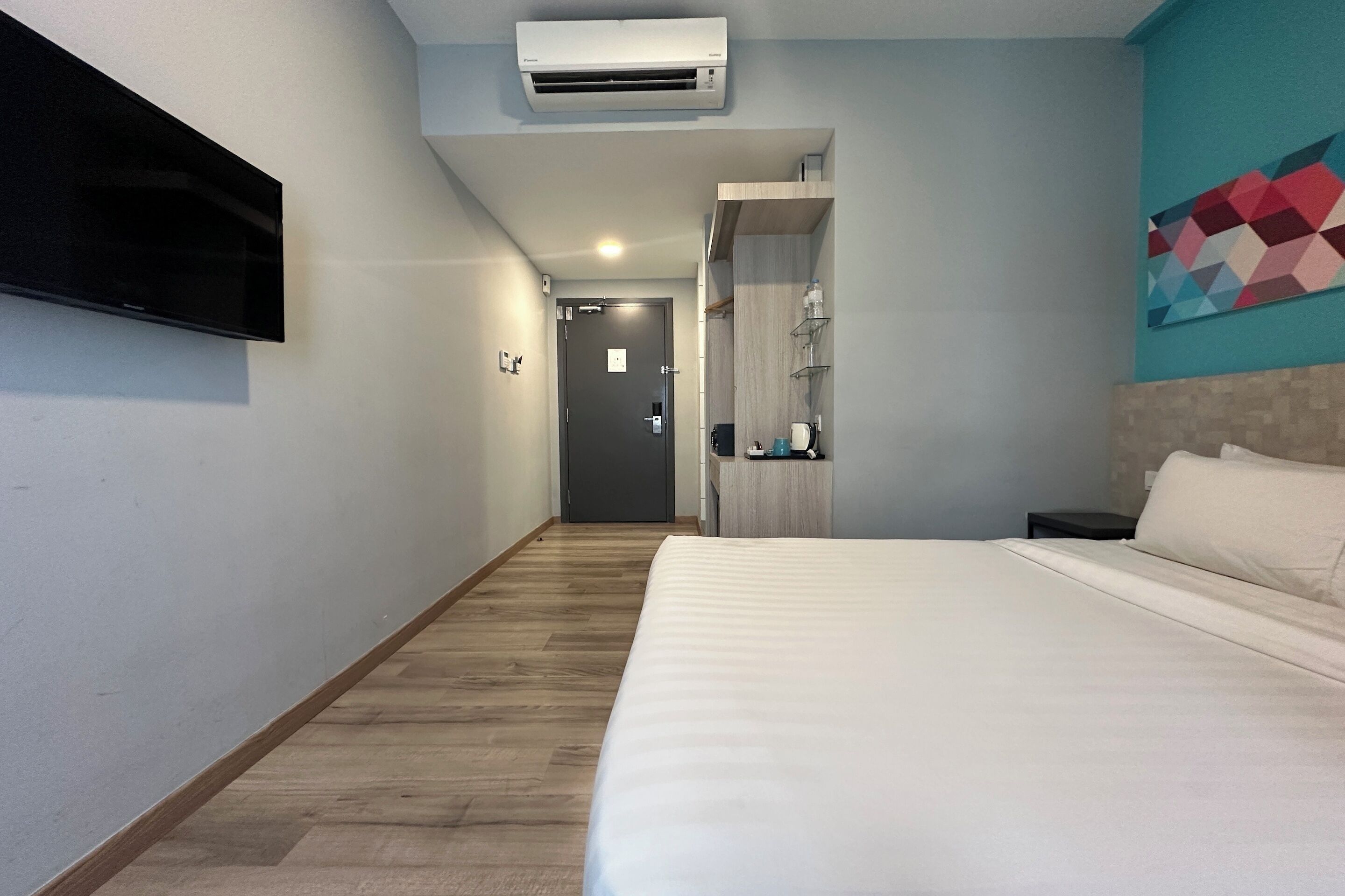 iron/ironing board, free wifi, bed sheets