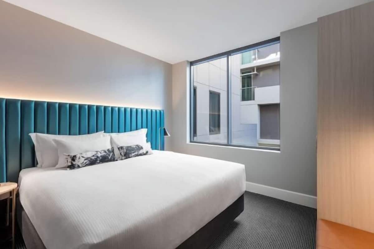 In-room safe, desk, laptop workspace, blackout drapes