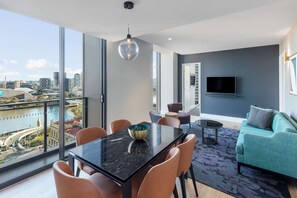 Apartamento Premier, 2 habitaciones, balcón, vistas al río | Vistas desde la habitación